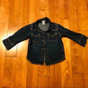 100% cotton denim shirt for boys 2T